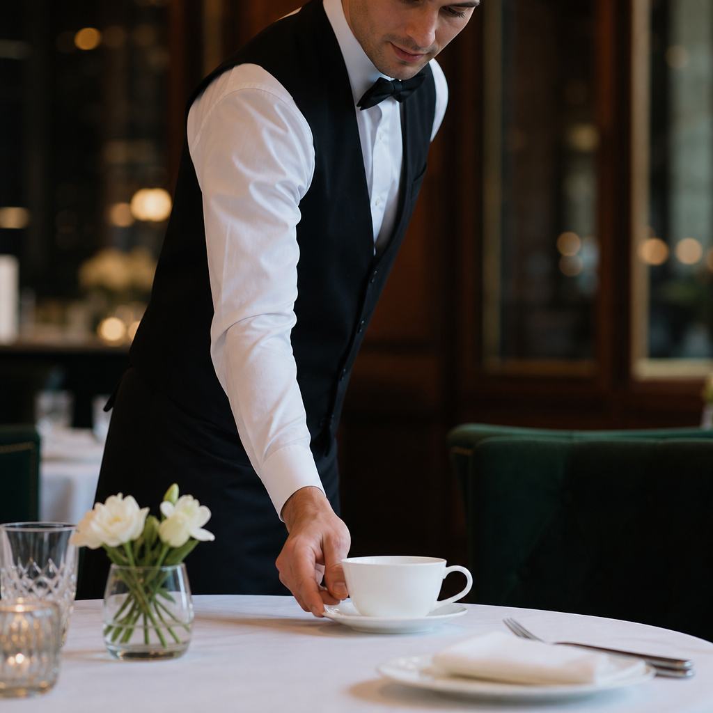 Fine Tea Cups 227ml Porcelain for Fine Dining (Pack of 6)