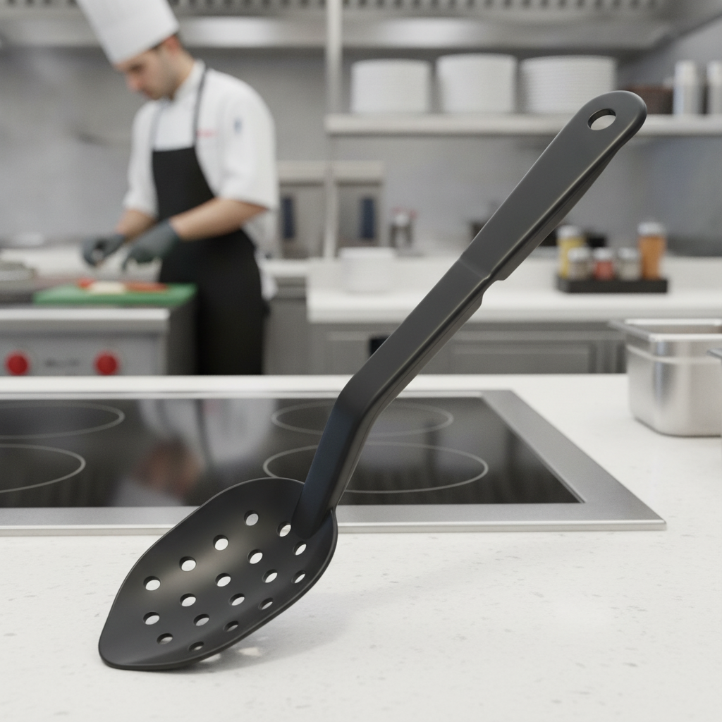 Polycarbonate Perforated Serving Spoon 11" for Cooking