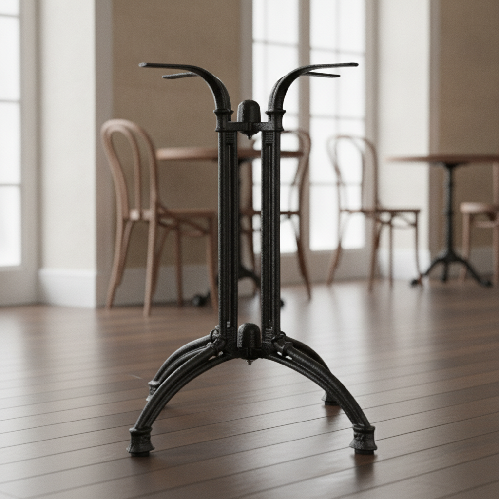 Cast Iron Decorative Brasserie Table Leg Base 620x620mm for Indoor & Outdoor Use