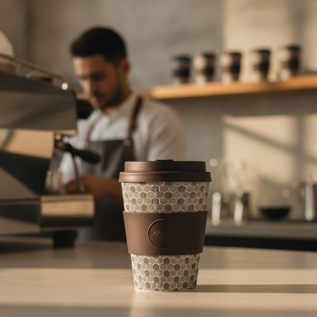 PLA Reusable Coffee Cup with Silicone Sleeve 12oz for Eco-Conscious Cafés