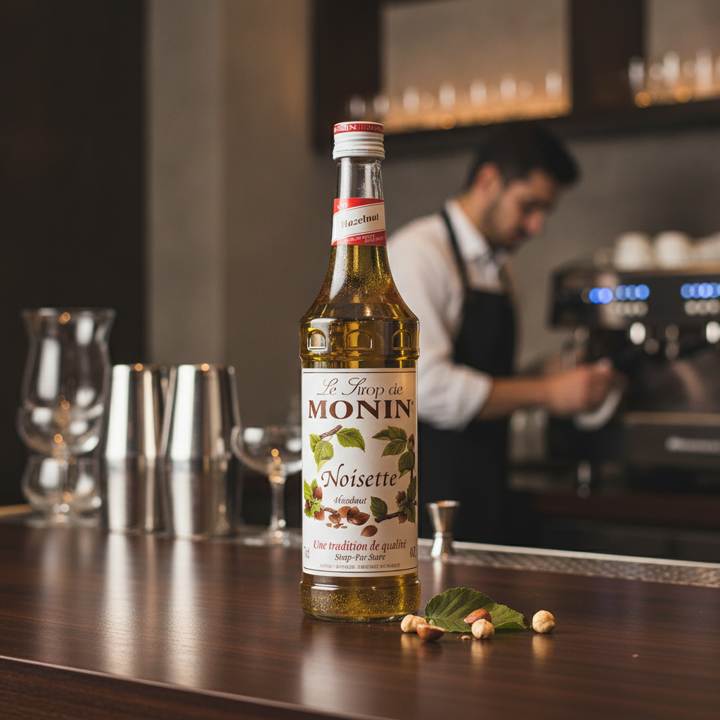 Natural Sugar Free Hazelnut Syrup 1L for Cocktails & Hot Drinks