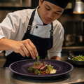 Deep Coupe Plates 288mm Purple Vitrified Ceramic for Hospitality Use (Pack of 12)