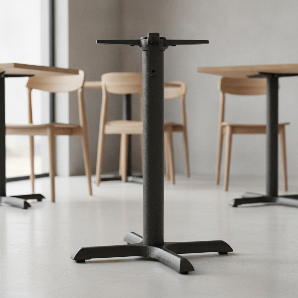 Cast Iron Table Base 395x395mm for Cafés and Restaurants