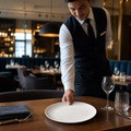 Coupe Plates 260mm White Ceramic for Dining (Pack of 12)