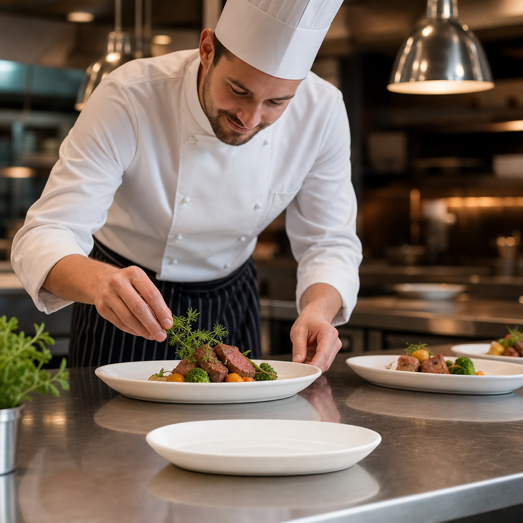 Oval Platters 202mm Porcelain for Catering Industry (Pack of 12)