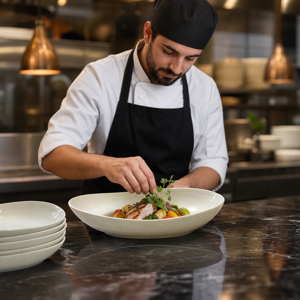 Oval Serving Bowl 280mm Porcelain for Restaurants & Cafés (Pack of 12)