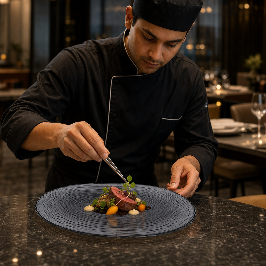 Platters 300mm Smoke Grey Glass for Dining Experiences (Pack of 6)
