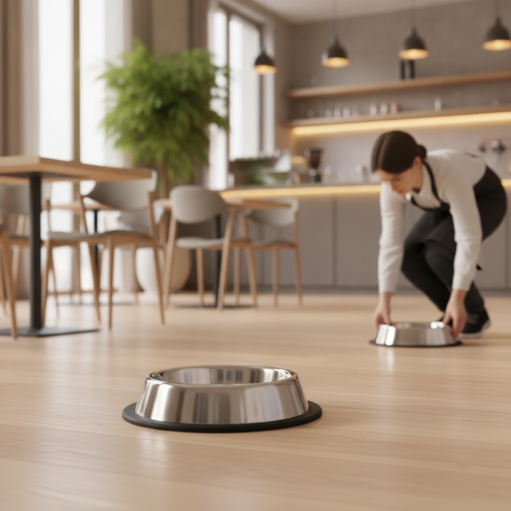 Stainless Steel Dog Bowl 150mm for Dog-Friendly Caf?s
