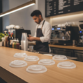 Plastic Lids for 455ml Cold Cups Ideal for Serving Drinks (Pack of 2000)