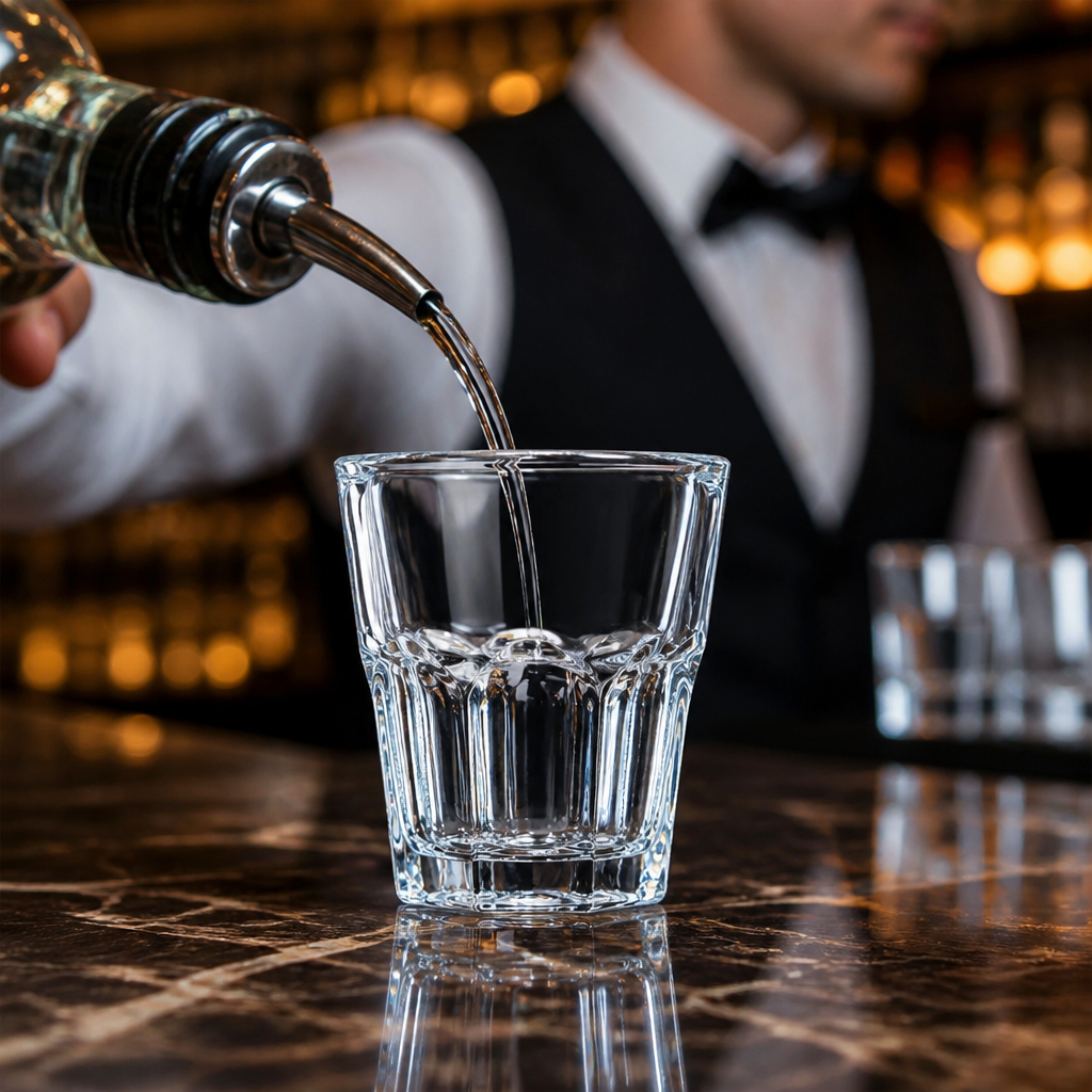Tempered Glass Shot Glasses 45ml for Busy Bars & Restaurants (Pack of 48)
