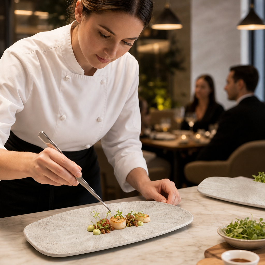 Rectangular Plates x 153 298mm Porcelain for Elegant Dining (Pack of 12)