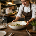 Oval Bowl 285mm Melamine for Rustic Table Settings
