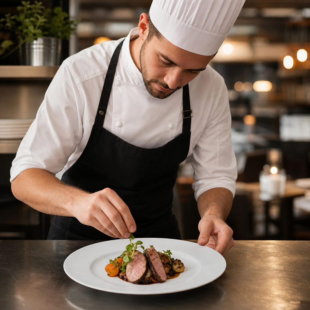 Wide Rimmed Plates 280mm Porcelain for Restaurants & Cafés (Pack of 6)