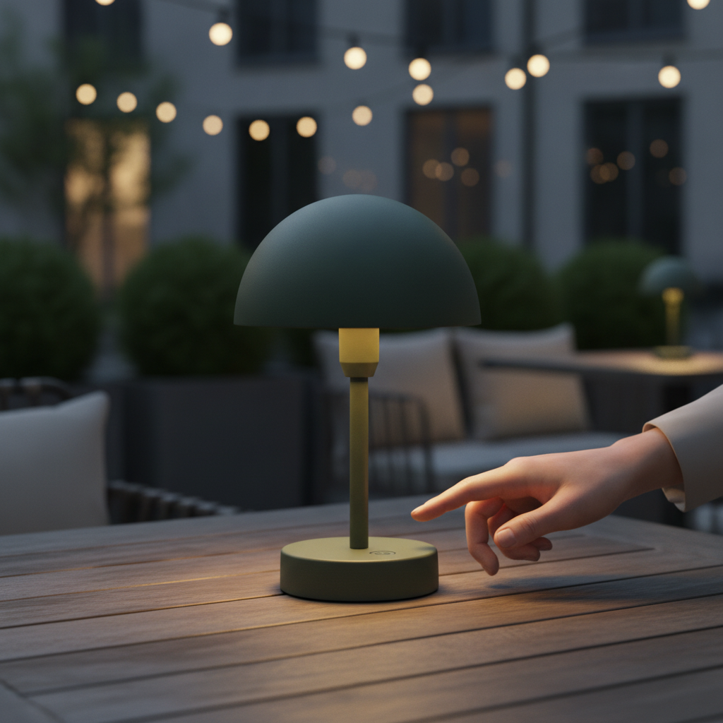 Aluminium Outdoor Battery Light for Indoor & Outdoor Use
