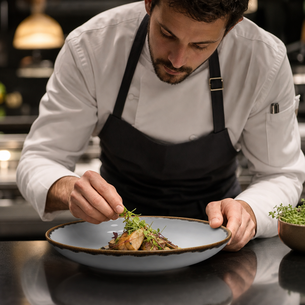 Deep Coupe Plates 281mm Grey Porcelain for Restaurants & Cafés (Pack of 12)