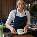 Cappuccino Saucers 158mm Vitrified Ceramic for Cafés (Pack of 12)