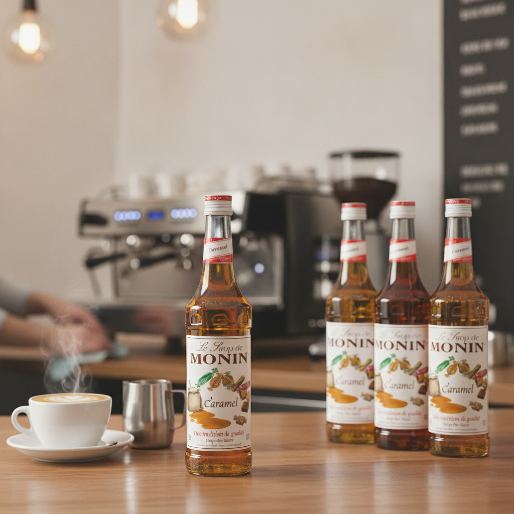 Natural Sugar Free Caramel Syrup 1L for Cafés & Coffee Shops