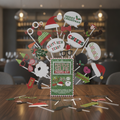 Festive Selfie Photo Kit Made from 350gsm Card for Holiday Celebrations (Pack of 8)