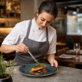 Plates 155mm Blue Vitrified Ceramic for Casual Cafés & Restaurants (Pack of 12)