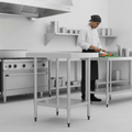 430 Stainless Steel Prep Table 600mm for Food Preparation
