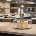 Clear Plastic Round Cake Platter Lid 300mm for Safe Display (Pack of 1)