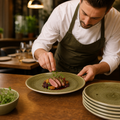 Olive Coupe Plates Vitrified Porcelain for Restaurants & Cafés (Pack of 12)