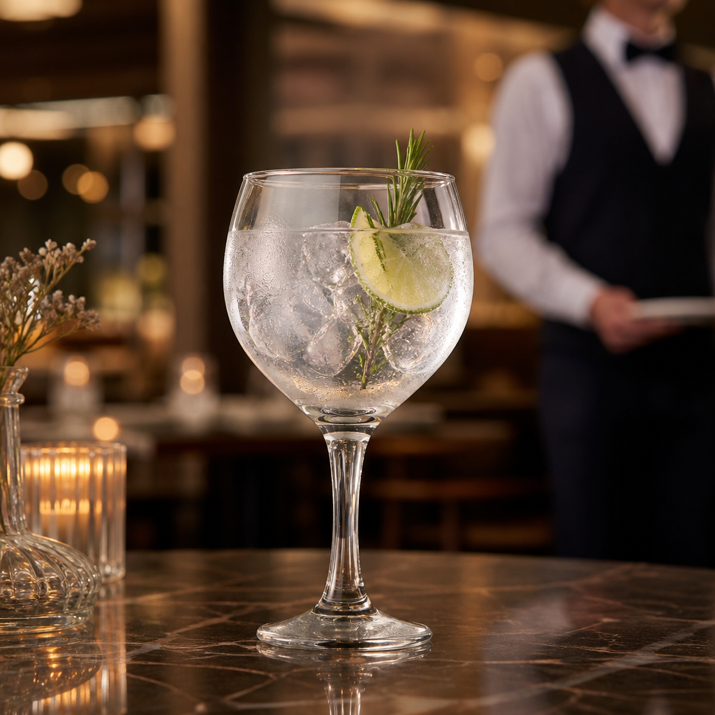 Soda Lime Gin Glass 620ml for Enjoying Premium G&Ts (Pack of 6)