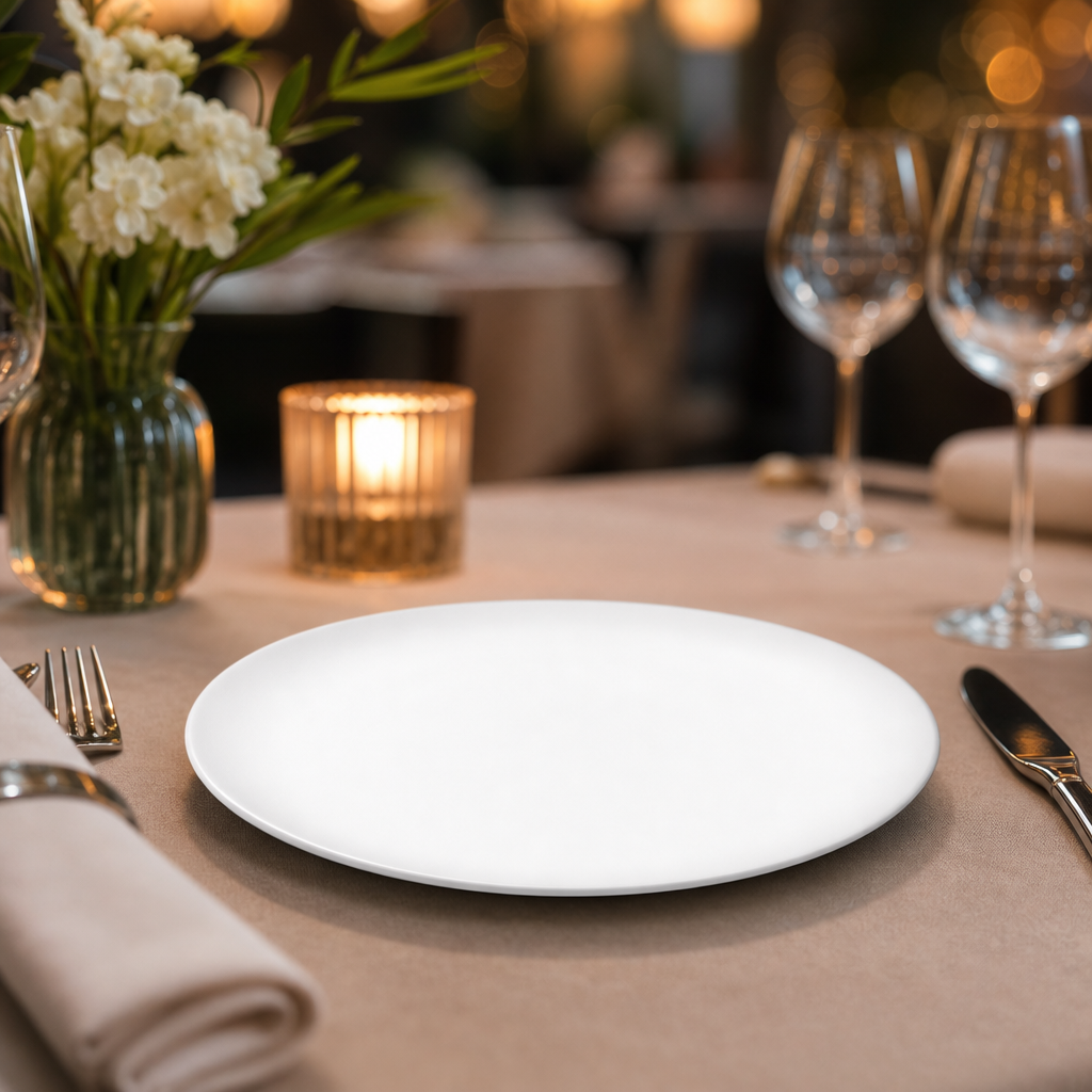 Plates 150mm Bone China for Elegant Dining (Pack of 12)