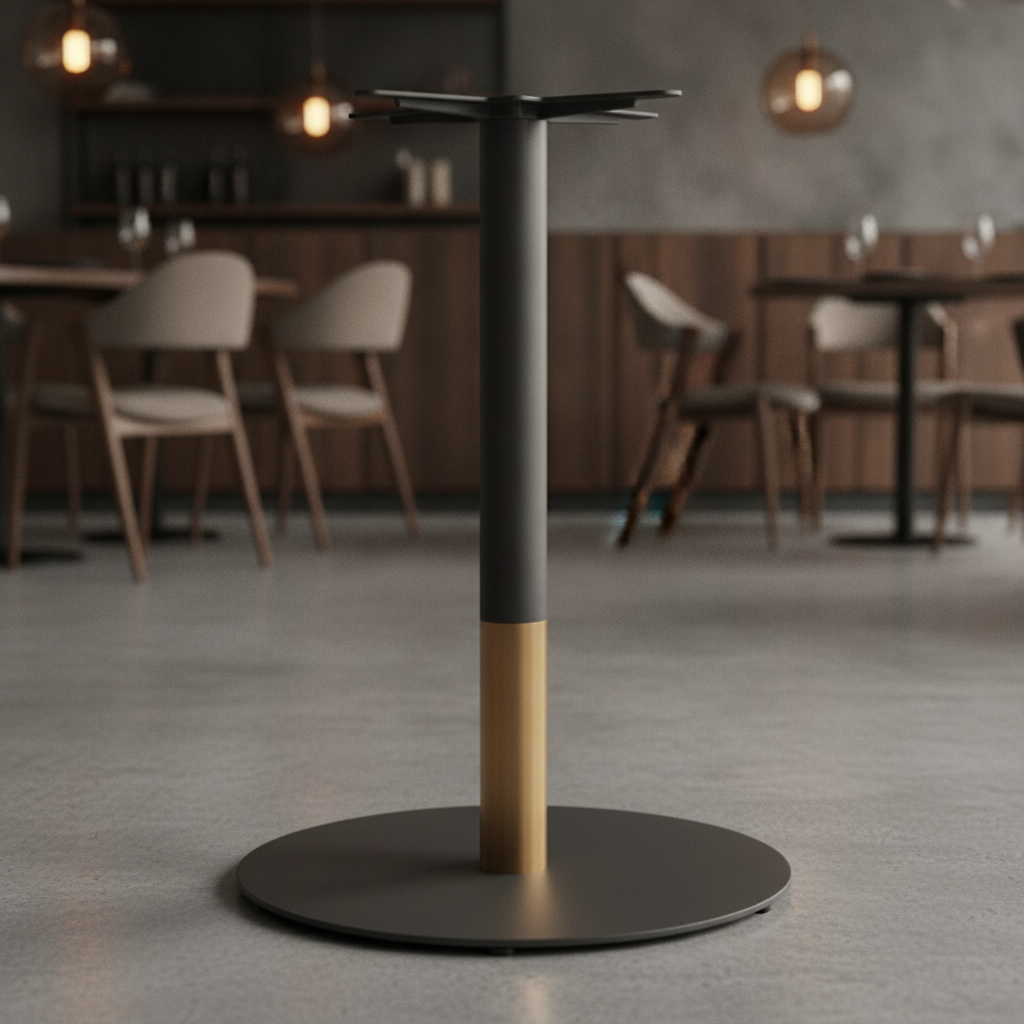 Steel Round Table Base 880mm for Indoor Use