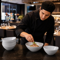 Wavy Bowls 150mm Porcelain for Casual Dining (Pack of 12)