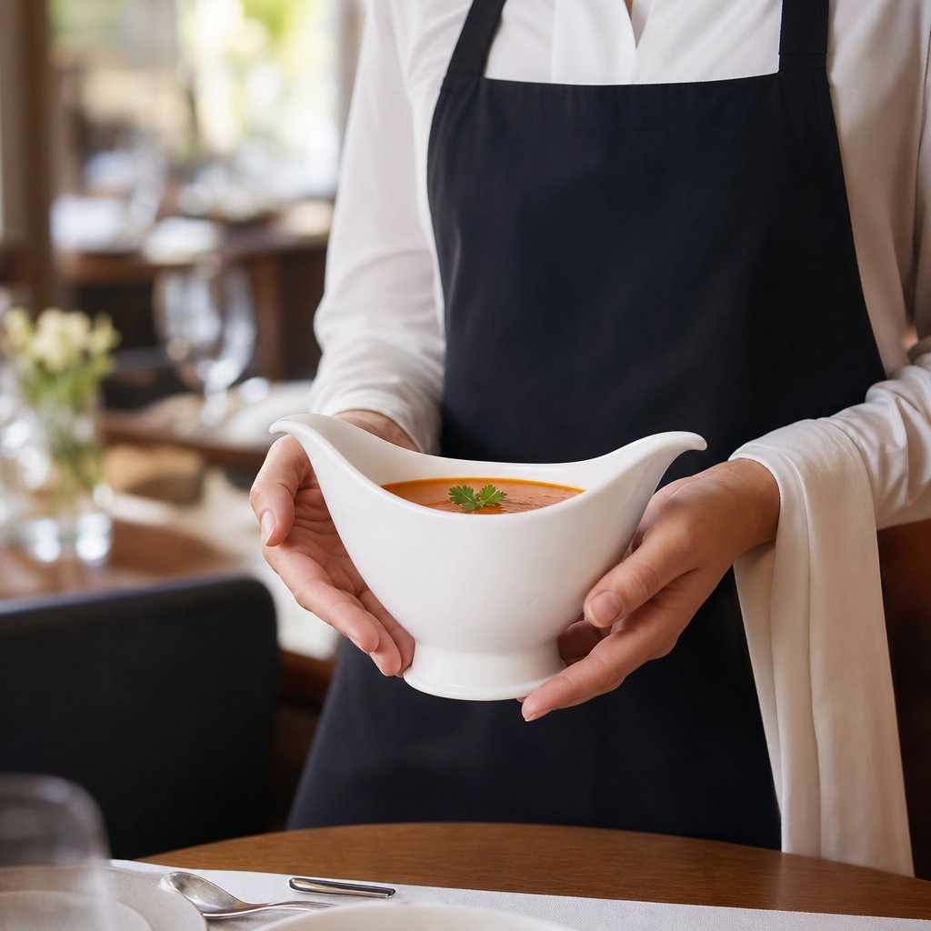 Balance Soup Bowls 330ml in Fine China for Contemporary Dining