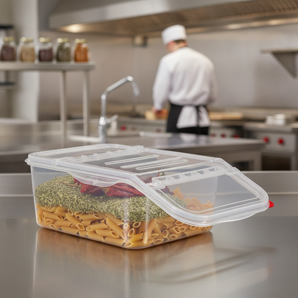 Polypropylene Gastronorm Ingredient Bin 22L for Commercial Kitchens