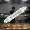 Jacketed Infrared Quartz Bulb 200W for Food Warmers