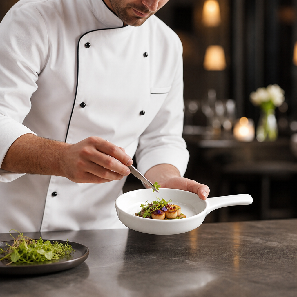 Presentation Pan 340ml Porcelain for Upscale Dining (Pack of 6)