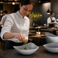 Bowls 370ml Grey Vitrified Porcelain for Restaurants (Pack of 12)