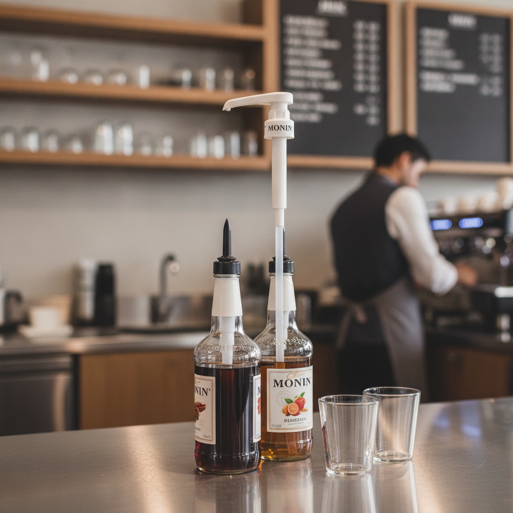 Syrup Pump for 700ml Bottles for Efficient Beverage Service