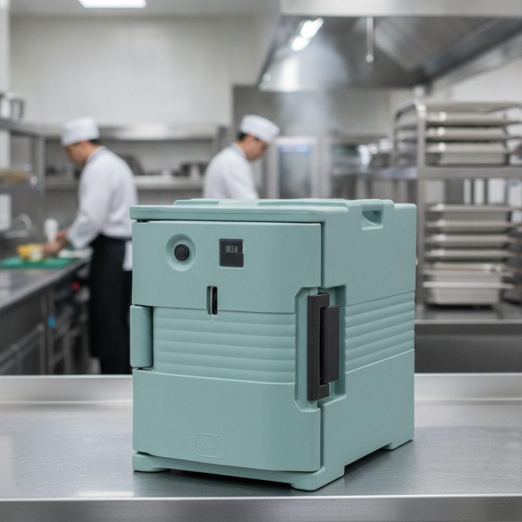 Polyethylene Heated Food Carrier 52L for Catering Events
