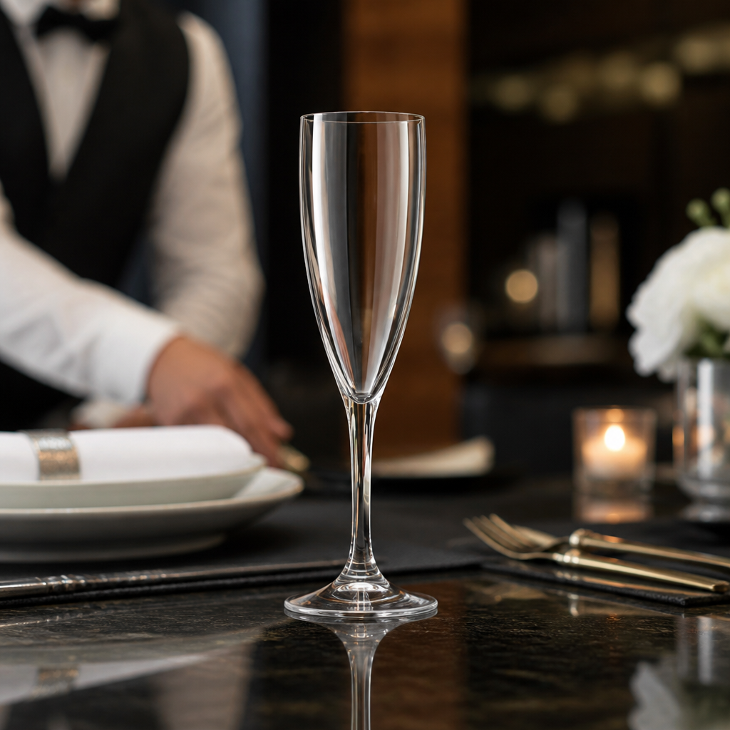 Polycarbonate Diamond Flutes 140ml for Outdoor Events (Pack of 12)