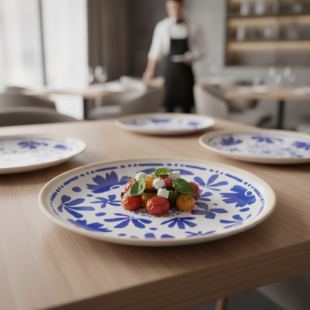 Melamine Round Plate 155mm for Restaurants & Catering