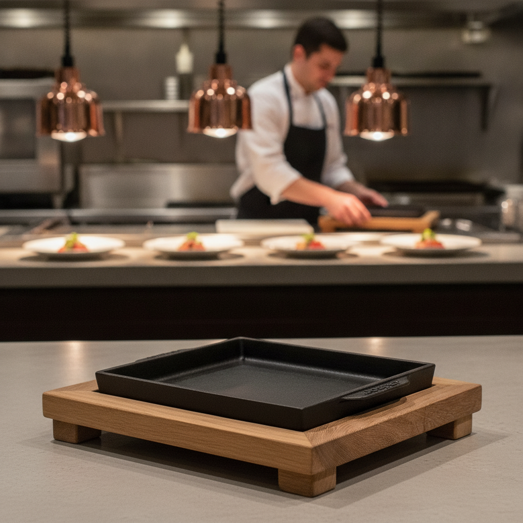 Wood Support 370x270mm for Safe Tray Presentation