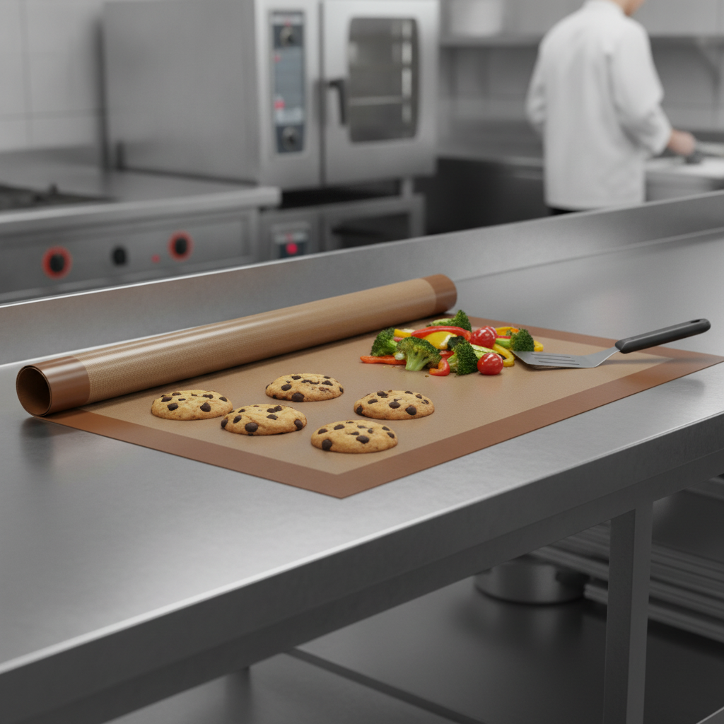 PTFE Non-Stick Reusable Baking Sheet 600x400mm for Baking
