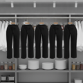 Polycotton Black Chef Trousers for Commercial Kitchens (Pack of 5)
