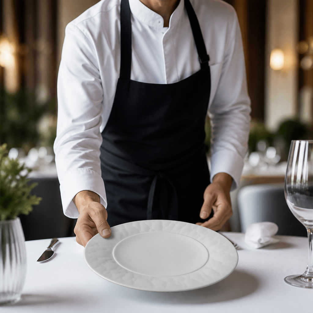 Plates 241mm Porcelain for Fine Dining (Pack of 24)