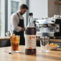 Sugar-Free Peach Iced Tea Syrup 1L for Refreshing Beverages