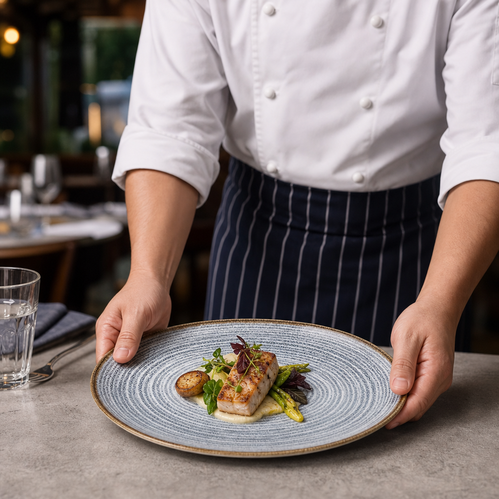Oval Coupe Plates 270mm Porcelain for Restaurants (Pack of 12)