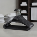 Black Polypropylene Security Hangers for Hotels & Guesthouses (Pack of 100)