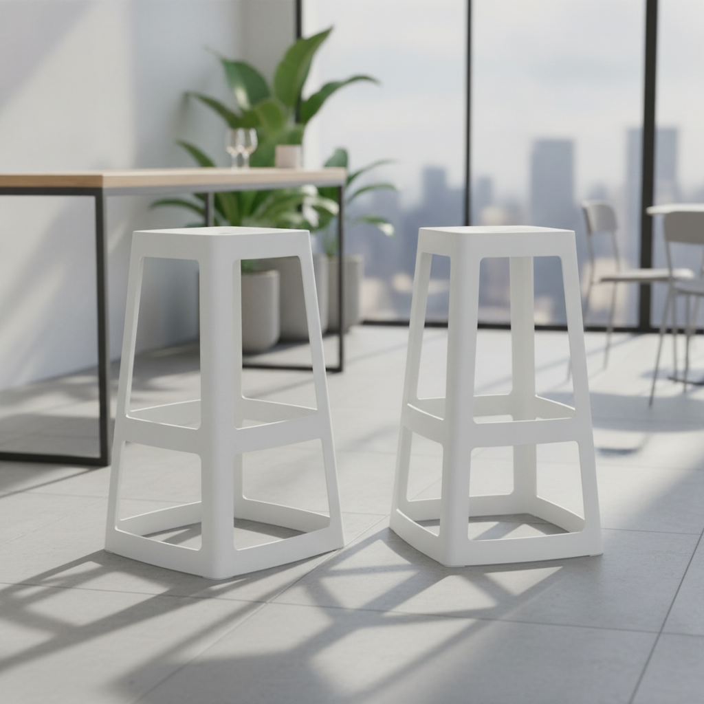 Polypropylene High Stools 750mm for Indoor & Outdoor Use (Pack of 2)