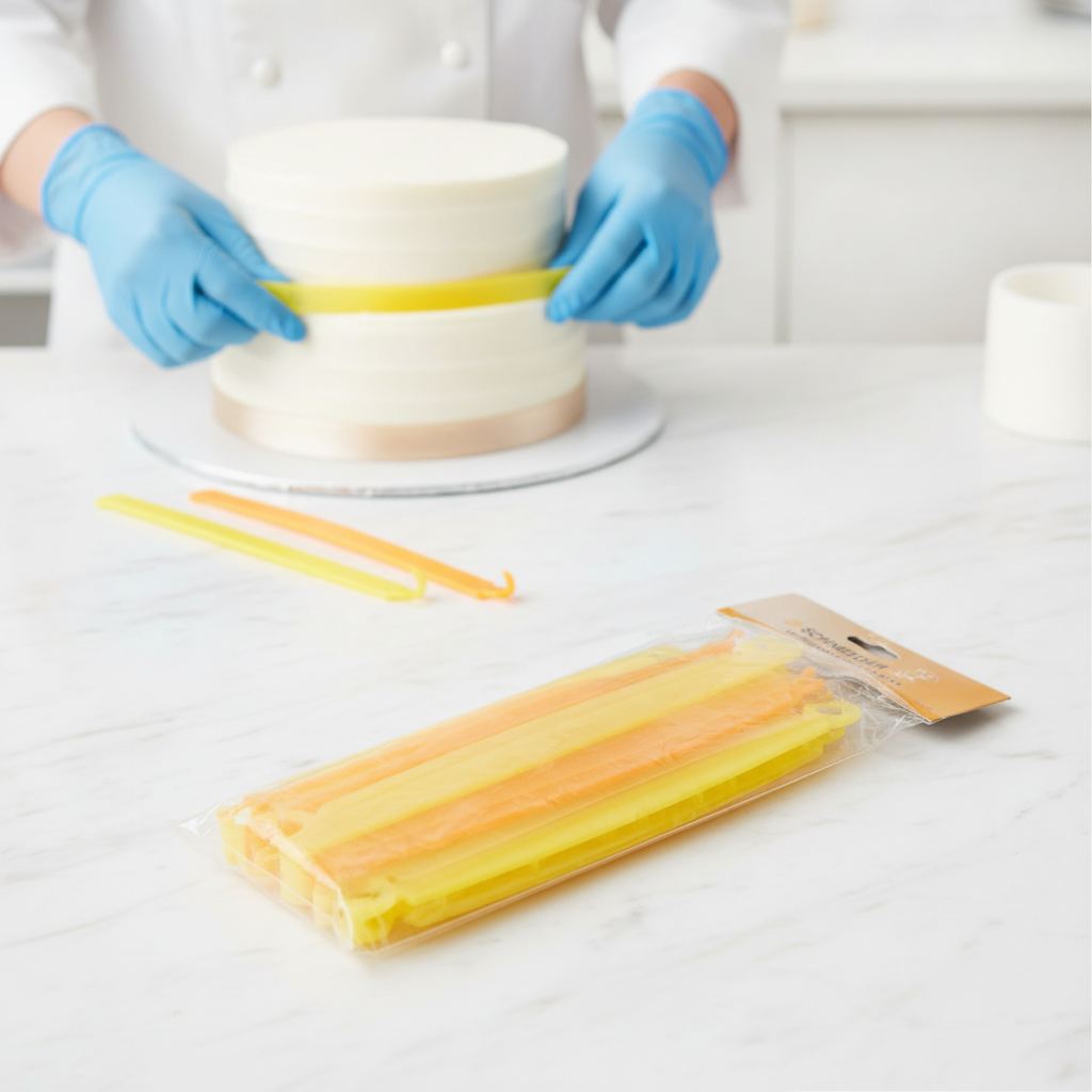 Polypropylene Fastening Clips 250mm for Cake Decoration (Pack of 4)
