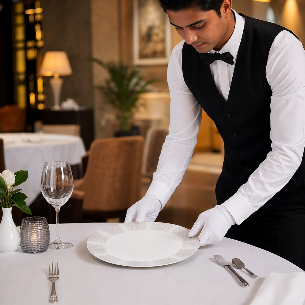 Plates 270mm Bone China for Elegant Dining (Pack of 12)