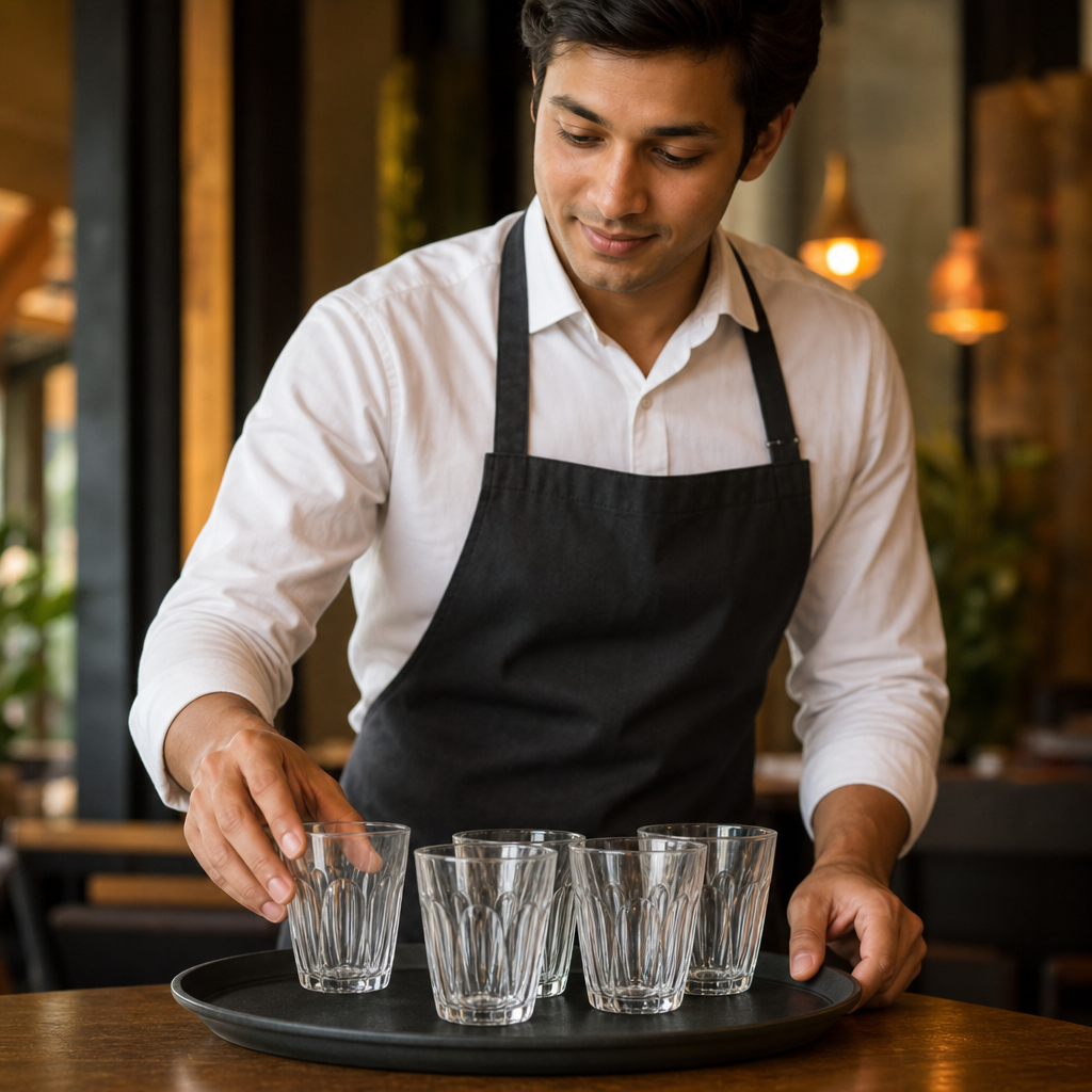 Glass Tumblers 160ml for Bars & Caf? (Pack of 6)